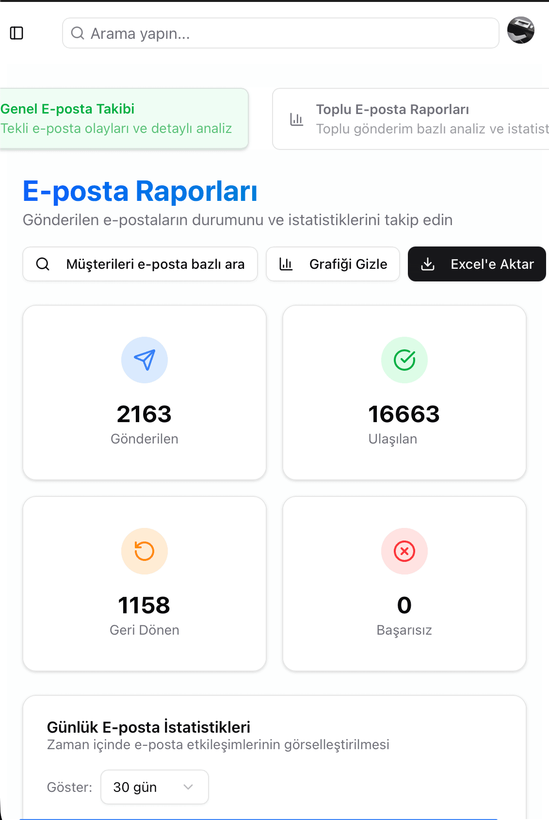 Customer Management CRM mobile view